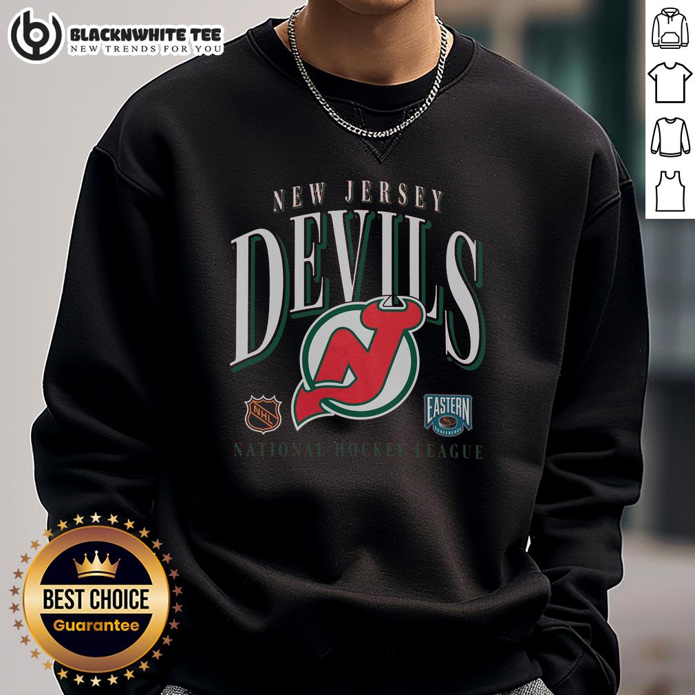 Top New Jersey Devils Vintage Crease T-Shirt - Image 5