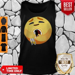Alternative view of Funny Love The Washington Redskins Love Hug Facebook Care Emoji Shirt