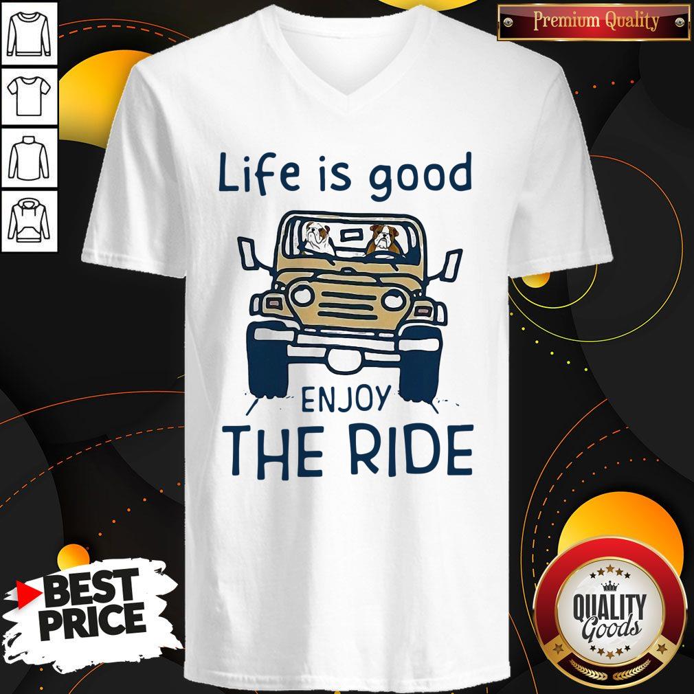 Funny Life Is Good Enjoy The Ride Shirt - Image 3