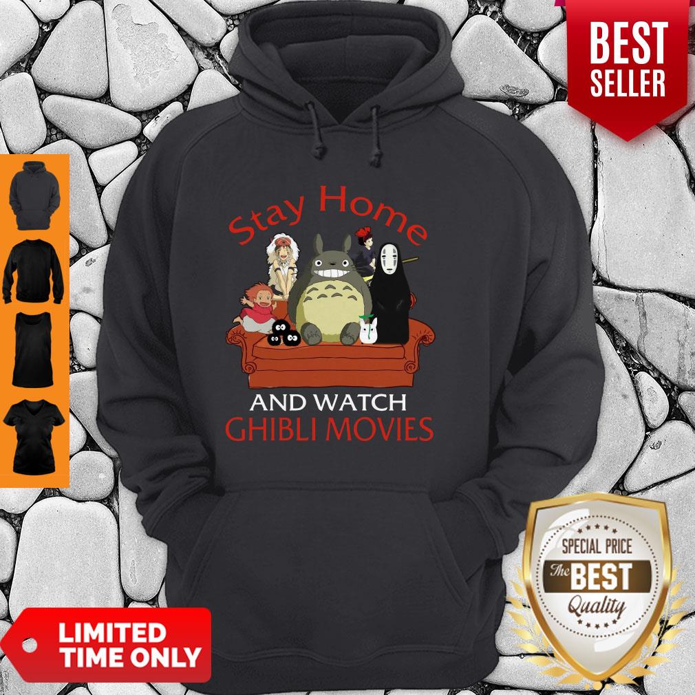 Cute Stay Home And Watch Ghibli Movies Coronavirus Shirt - Image 5