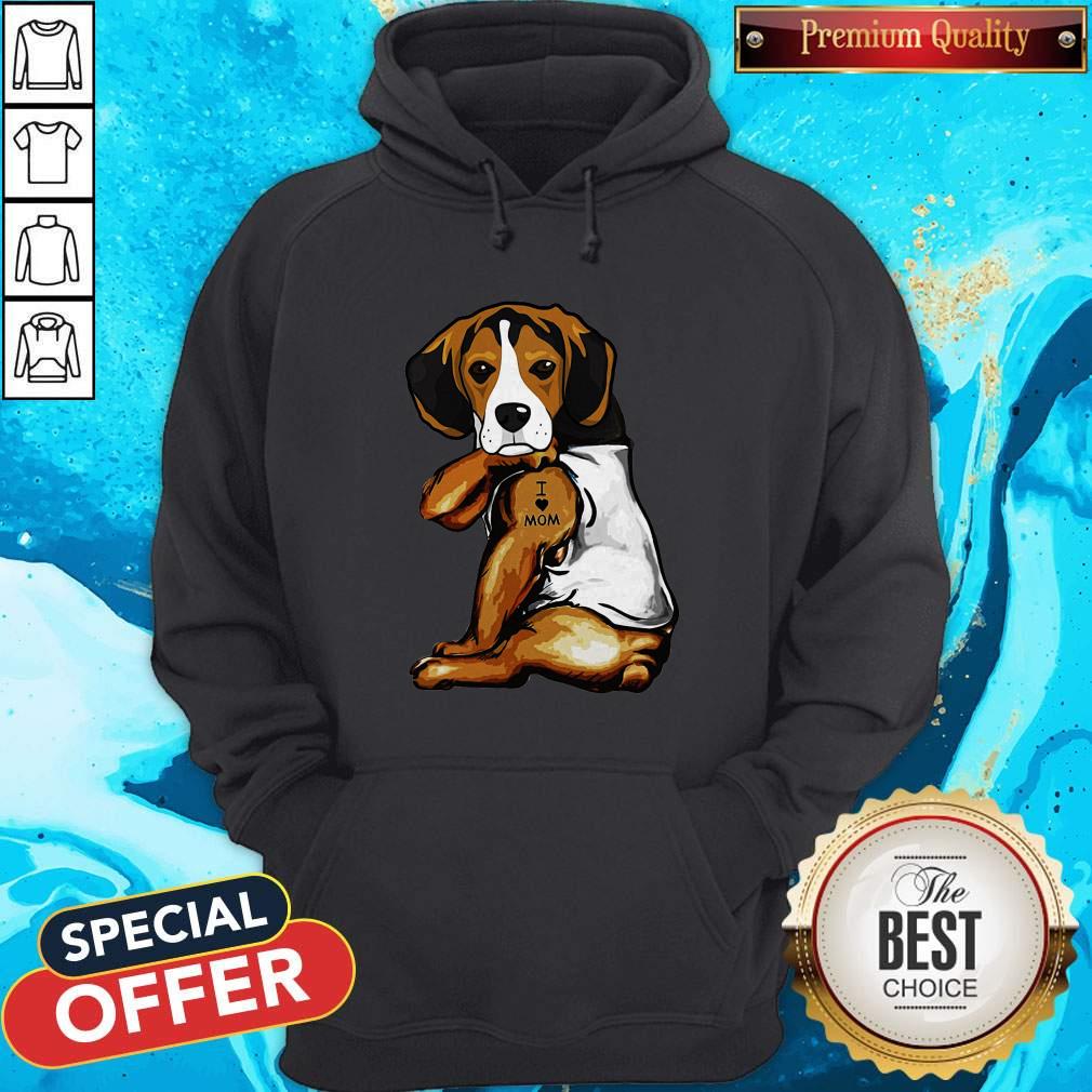 Nice The Beagle Dog I Love Mom Shirt - Image 5