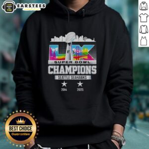 Alternative view of Good Seattle Seahawks 2014-2025 Super Bowl Lx Champions Retro T-Shirt