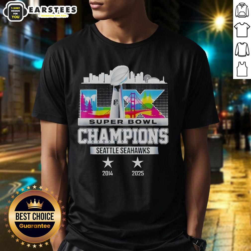 Good Seattle Seahawks 2014-2025 Super Bowl Lx Champions Retro T-Shirt