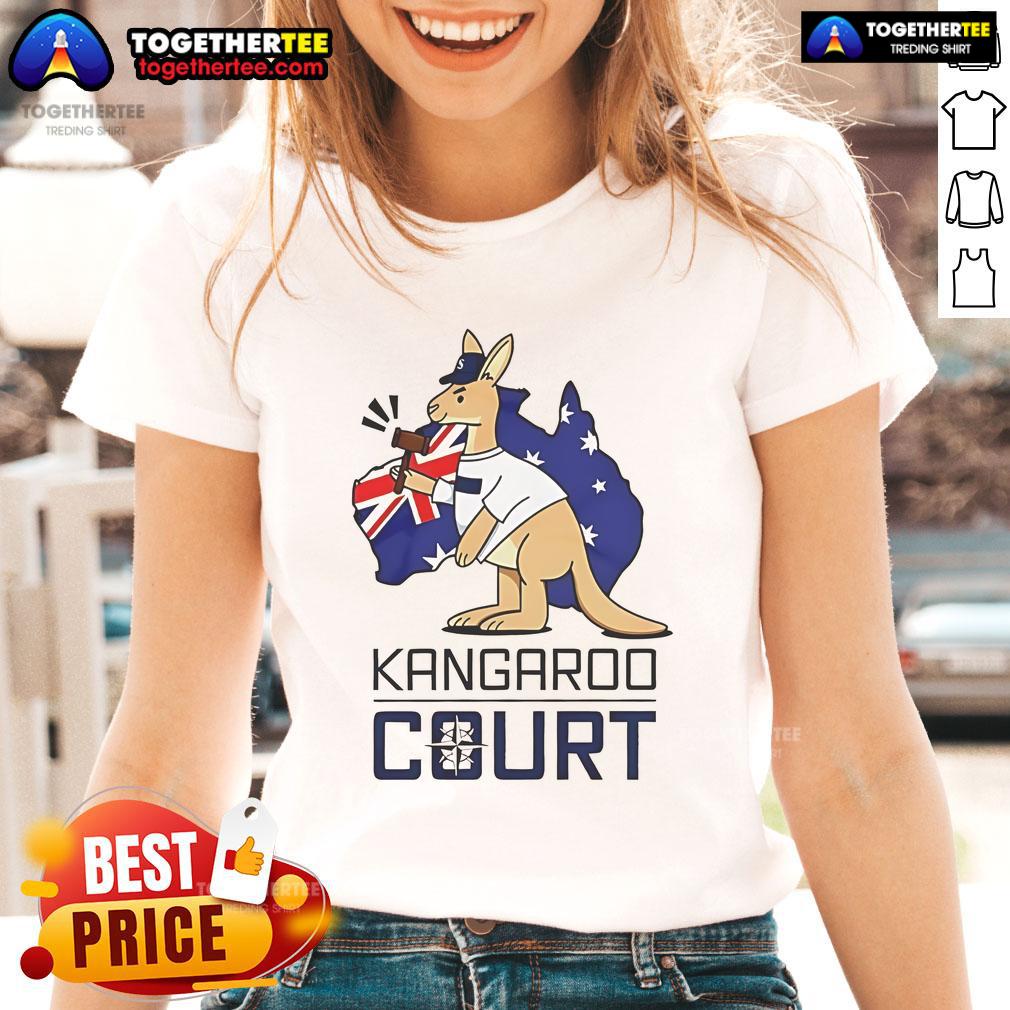 Nice Kangaroo Court Seattle Mariners T-Shirt - Image 3