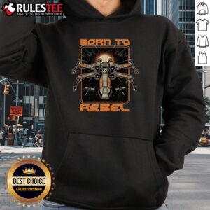 Alternative view of Awesome Born To Rebel Space War Rebel Star Wars T-Shirt