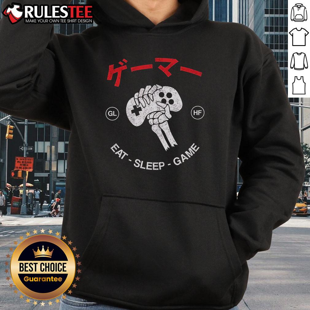 Awesome Eat Sleep Game Vintage T-Shirt - Image 2