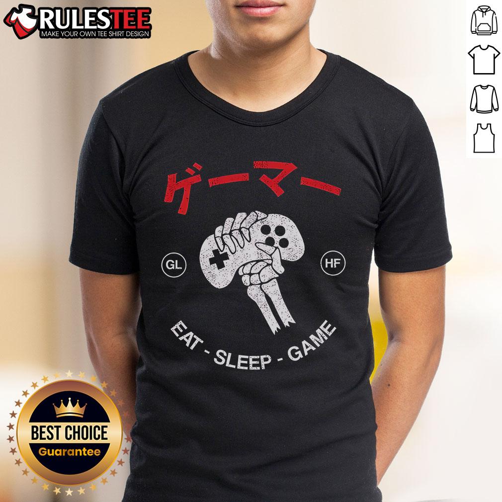 Awesome Eat Sleep Game Vintage T-Shirt