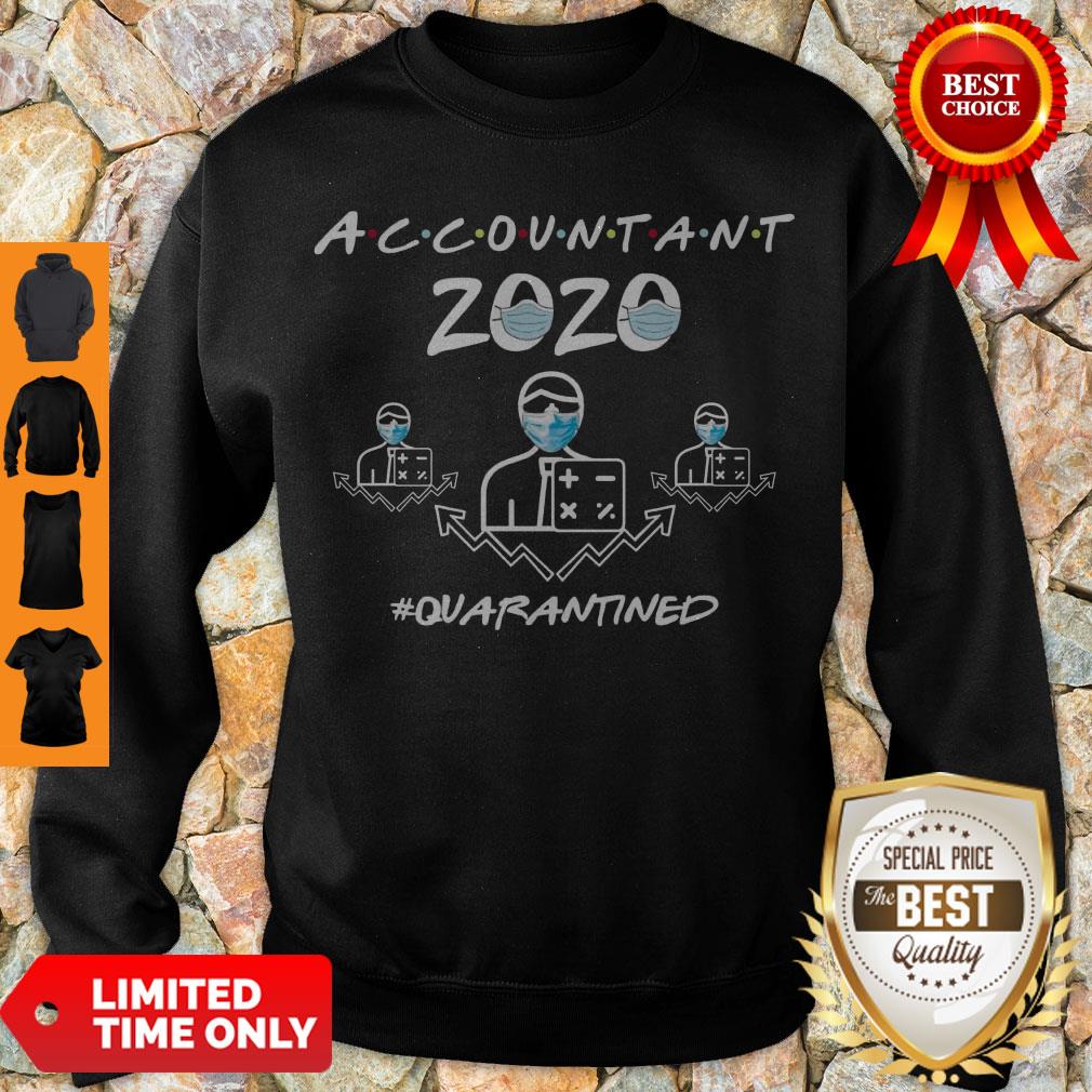 Hot Accountant Quarantined 2020 Shirt - Image 3