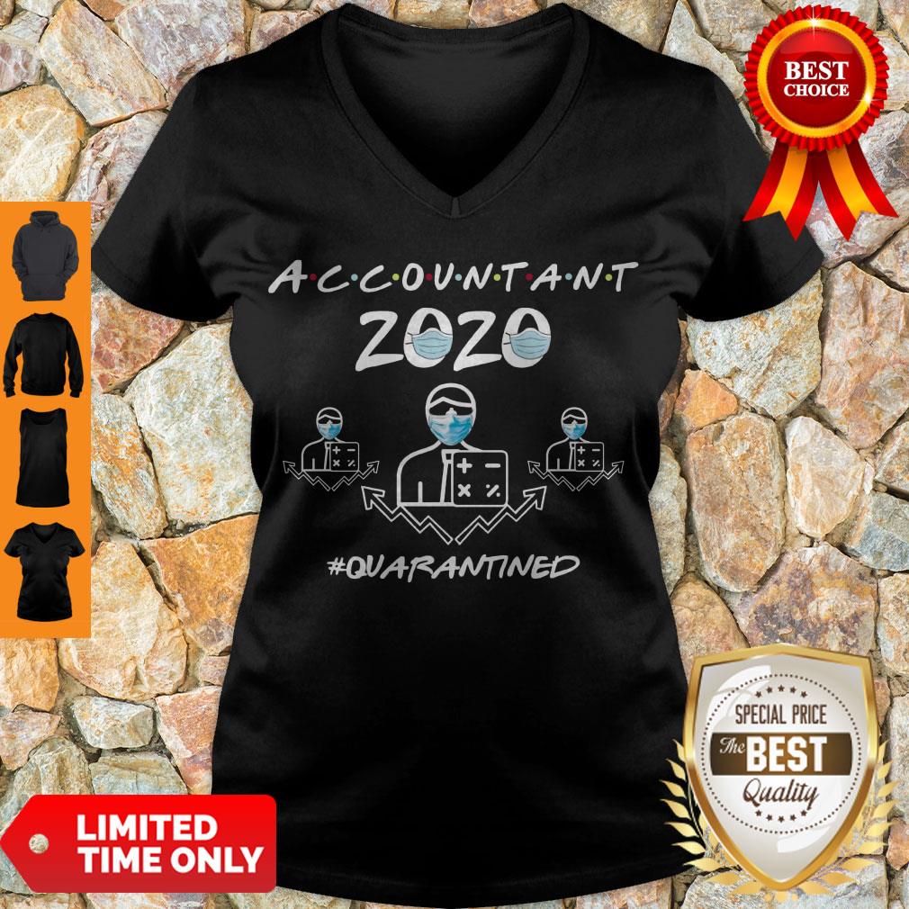 Hot Accountant Quarantined 2020 Shirt - Image 5
