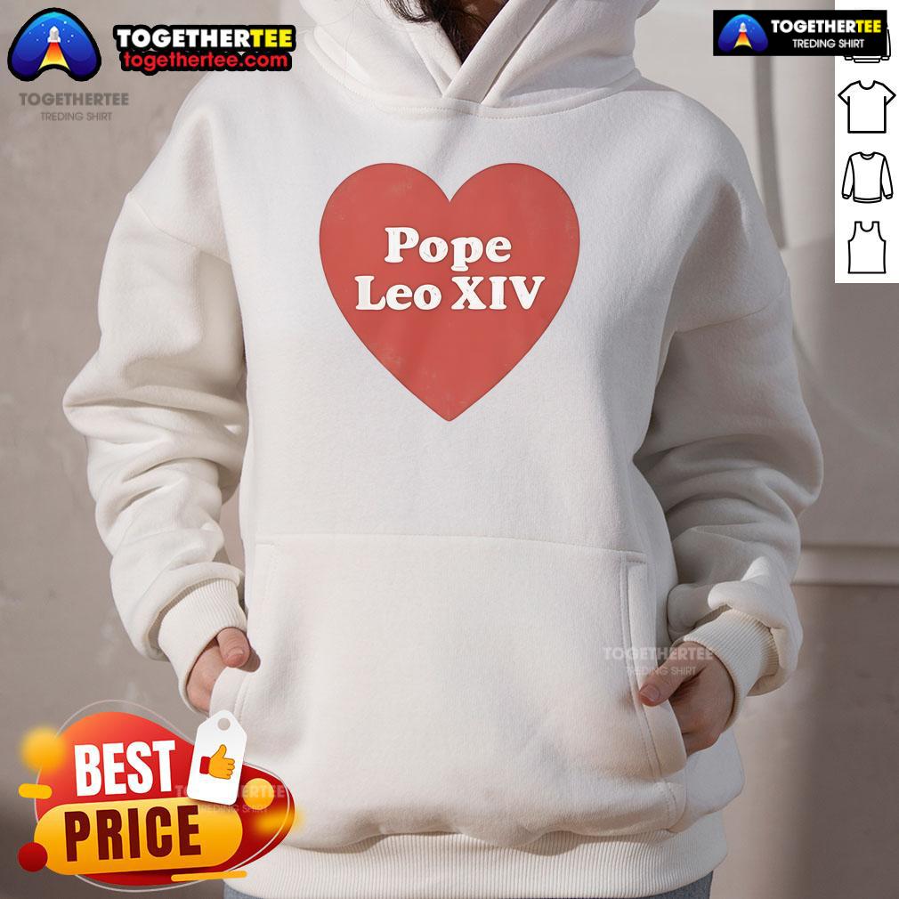 Official I Heart Love Pope Leo XIV T-Shirt - Image 2