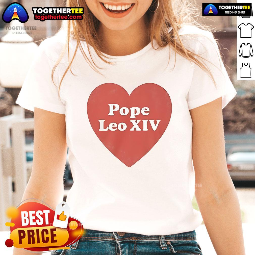 Official I Heart Love Pope Leo XIV T-Shirt - Image 3