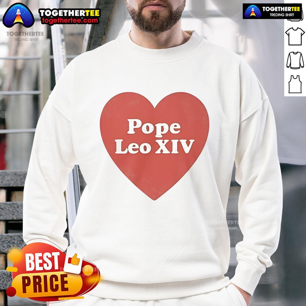 Official I Heart Love Pope Leo XIV T-Shirt - Image 5