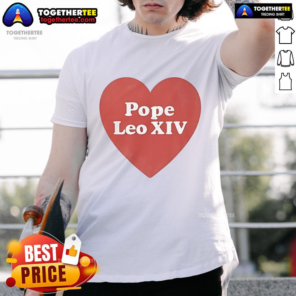 Official I Heart Love Pope Leo XIV T-Shirt