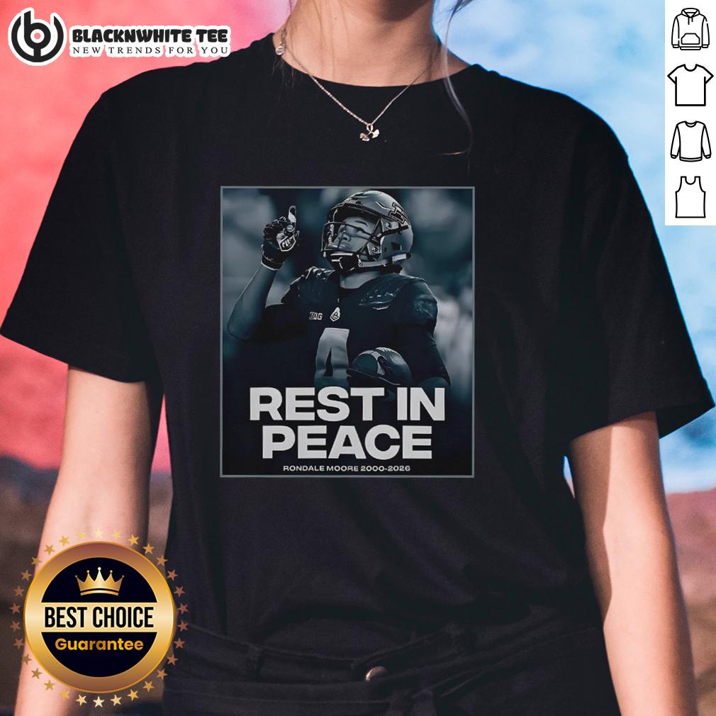 Good Rondale Moore Rest In Peace 2000–2026 T-Shirt - Image 3
