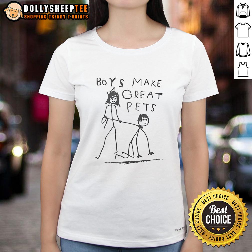 Nice Boy Like Dog Boys Make Great Pets Meme T-Shirt - Image 3
