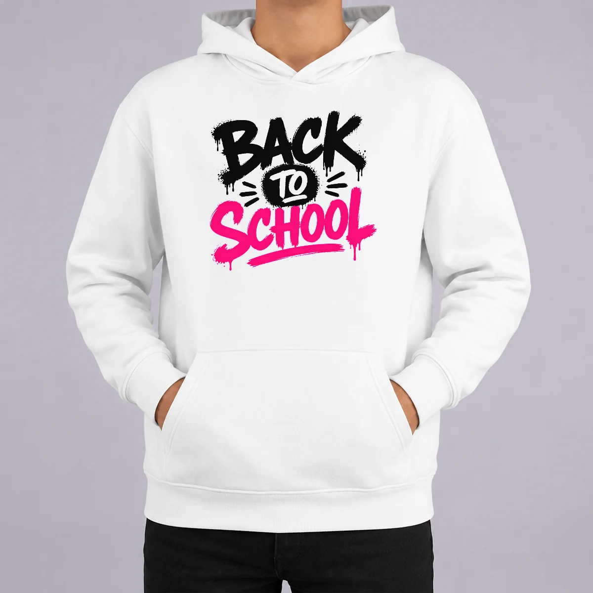 Good Pretty Brush Script Back To School Yellow Outline Shirt - Image 5