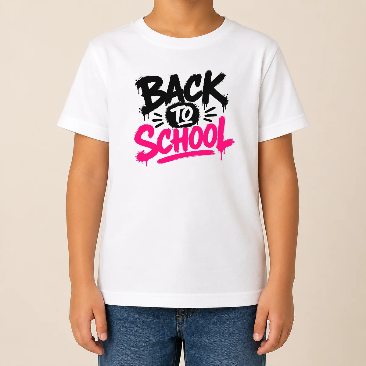 Good Pretty Brush Script Back To School Yellow Outline Shirt - Image 9