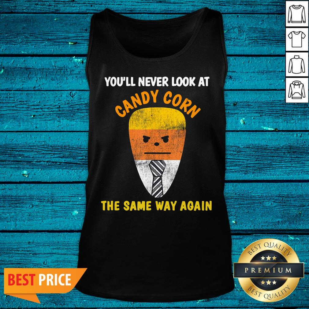 Premium Candy Corn Trump Costume Halloween Candy Shirt - Image 5