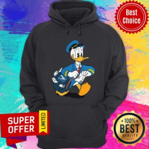 Alternative view of Donald Duck Mail Carrier Drawing Cartoon Shirt