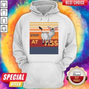Alternative view of Donkey Stop Staring At My Ass Vintage Shirt