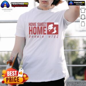 Official Alex Jensen Home Sweet Home Runnin Utes T-Shirt