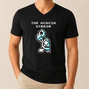 Alternative view of Pretty The Acacia Strain 8 Bit Pixel Art Robot Shirt