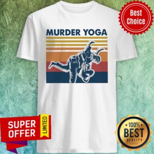 Funny Jiu Jitsu Murder Yoga Vintage Shirt