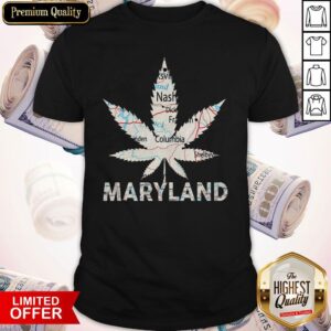 Official Weed Maruland To Map Shirt