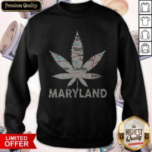 Alternative view of Official Weed Maruland To Map Shirt