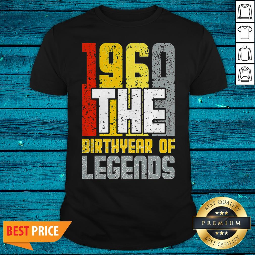 Top 1960 The Birth Year Of Legends Shirt