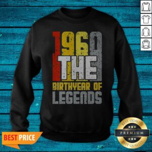 Alternative view of Top 1960 The Birth Year Of Legends Shirt