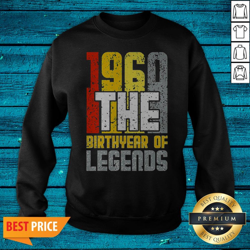 Top 1960 The Birth Year Of Legends Shirt - Image 2