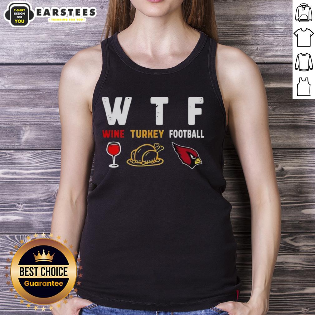 Good Wine Turkey Arizona Cardinals Football Thanksgiving T-Shirt - Image 4