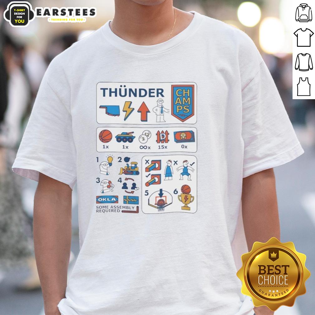Pretty Oklahoma City Thunder 2026 Playoffs Thunder Team Building T-Shirt