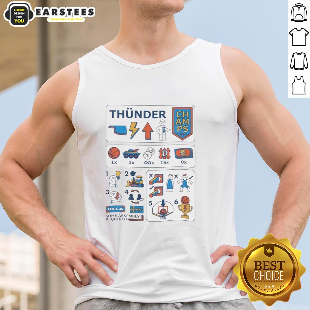 Pretty Oklahoma City Thunder 2026 Playoffs Thunder Team Building T-Shirt - Image 4