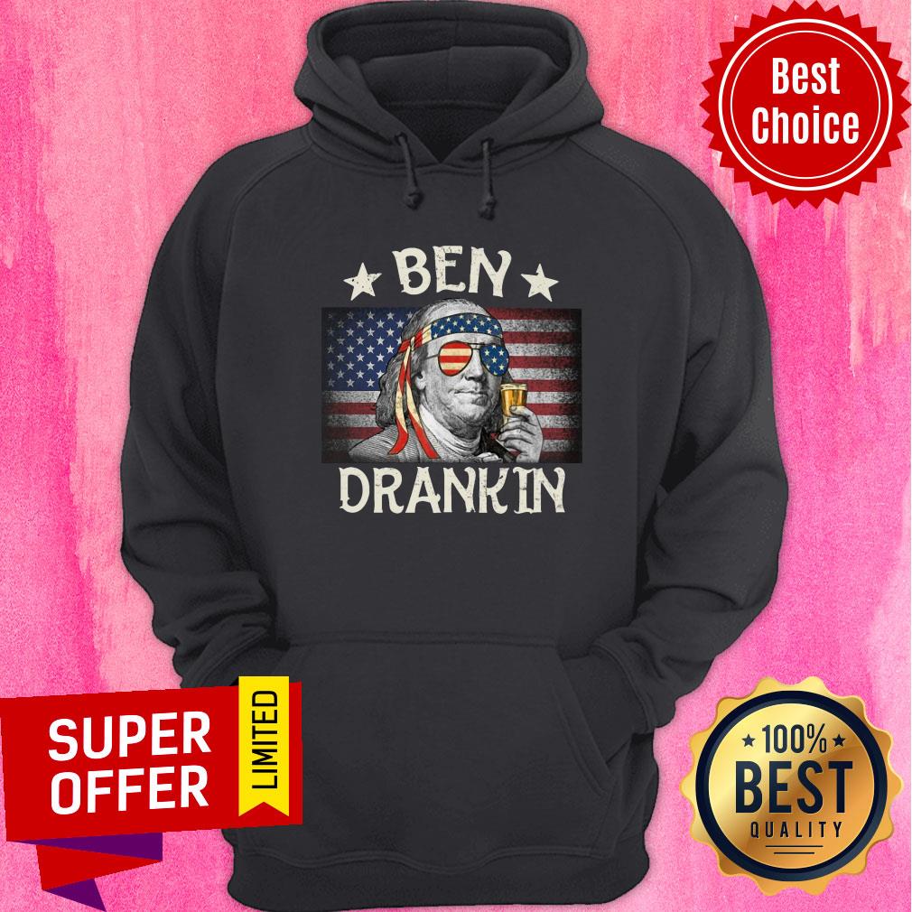 Ben Drankin Beer 4th of July American Flag Shirt - Image 2