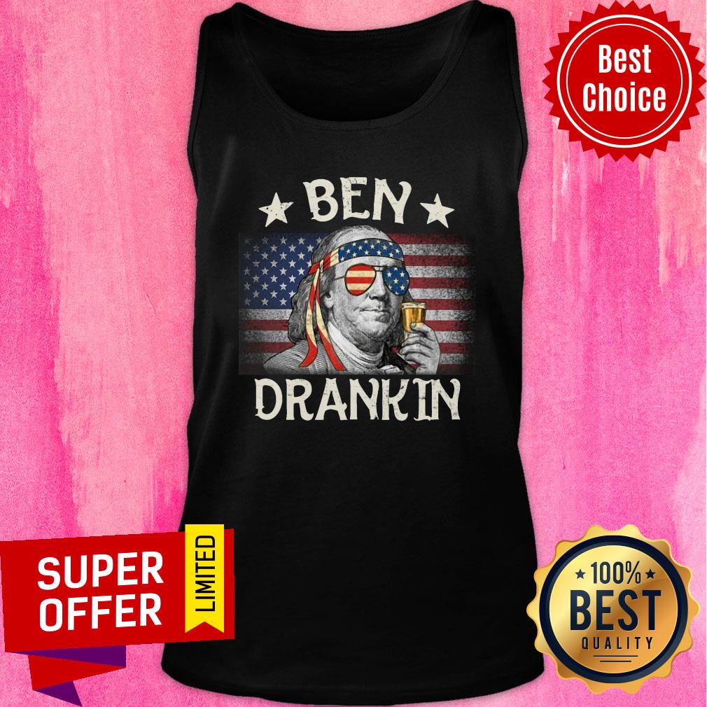 Ben Drankin Beer 4th of July American Flag Shirt - Image 4