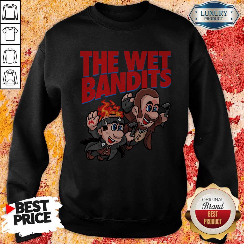 Original The Wet Bandits Home Alone Super Mario Funny Massup T-Shirt - Image 2