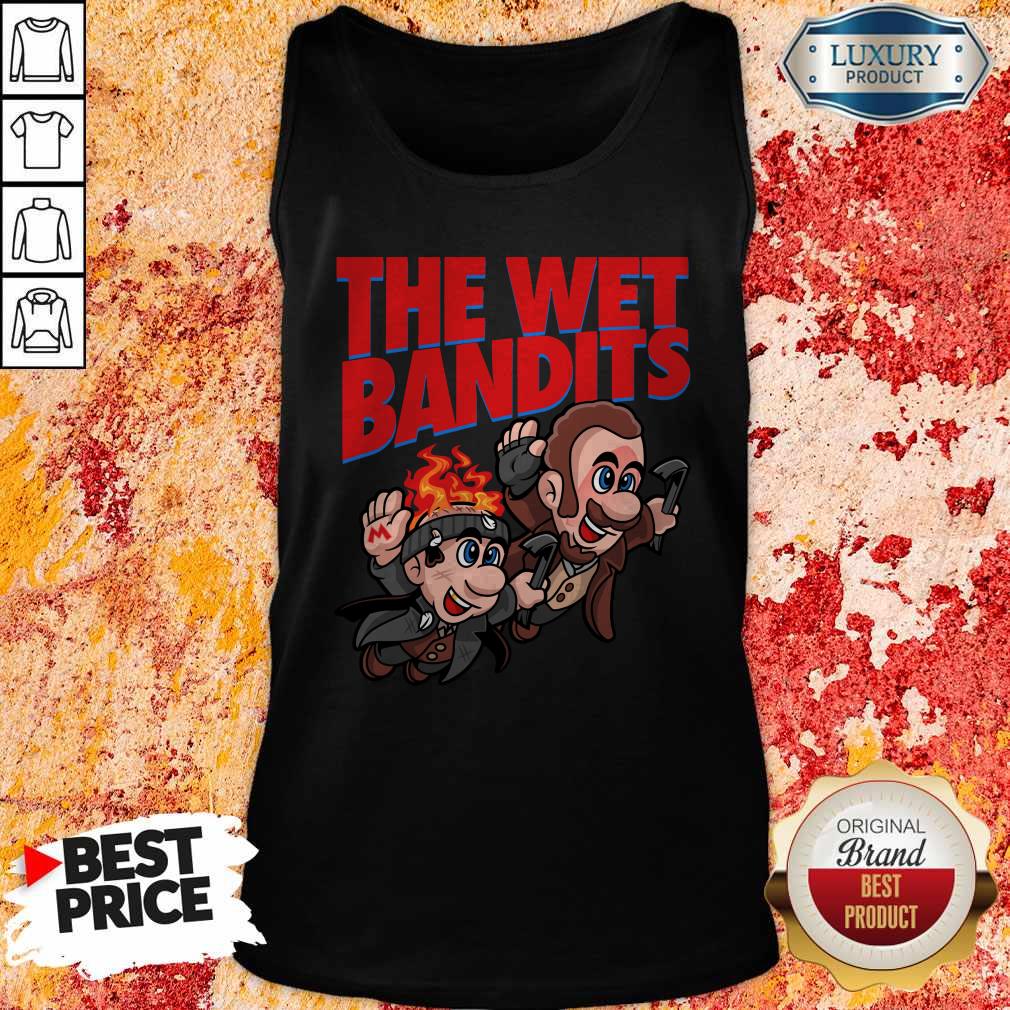 Original The Wet Bandits Home Alone Super Mario Funny Massup T-Shirt - Image 5
