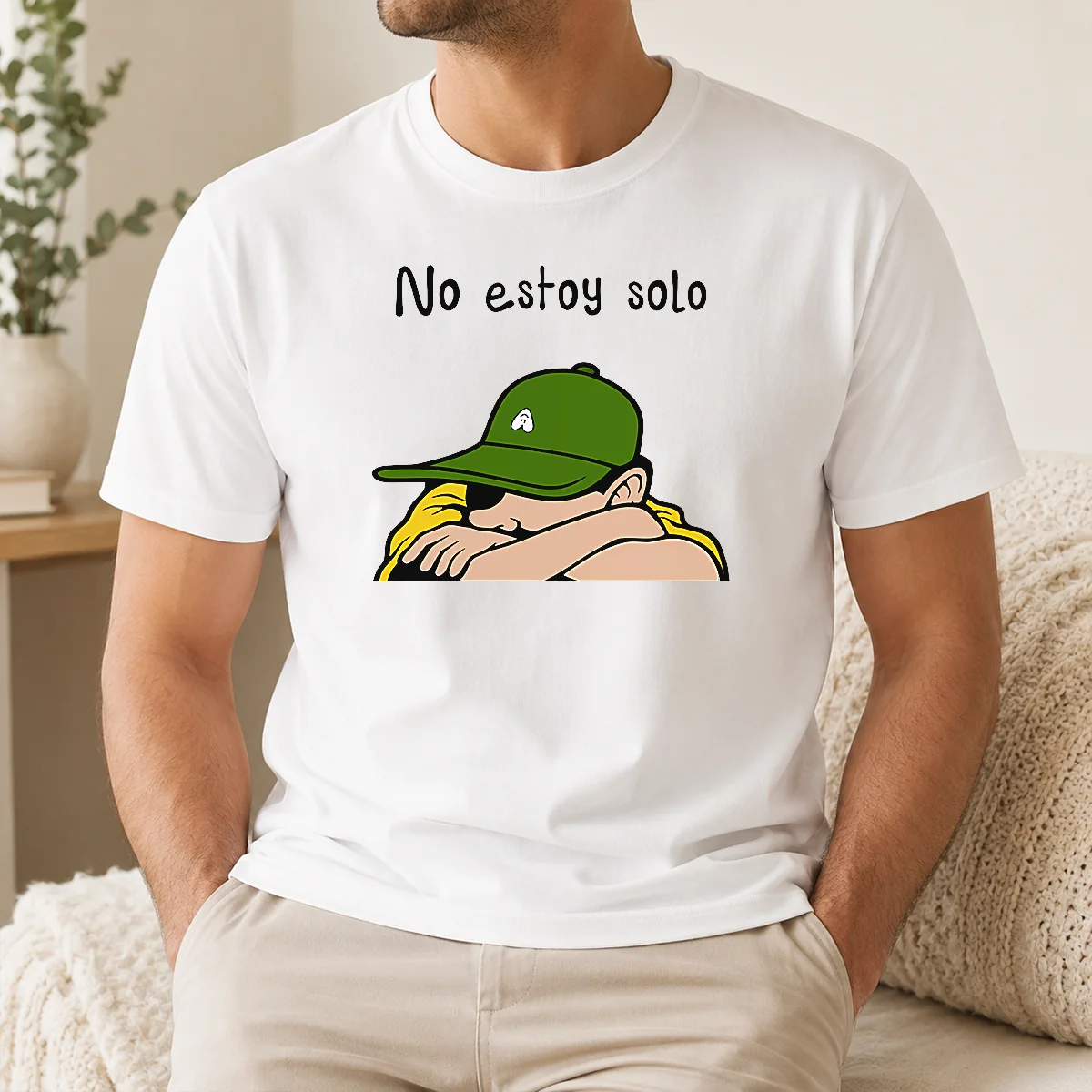 Official Premium No Estoy Solo Charlie Brown Snoopy And Peanuts Gang Hug Shirt