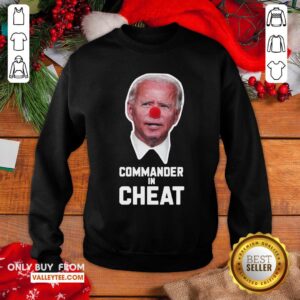 Alternative view of High Quality Joe Biden Commander In Cheat Shirt
