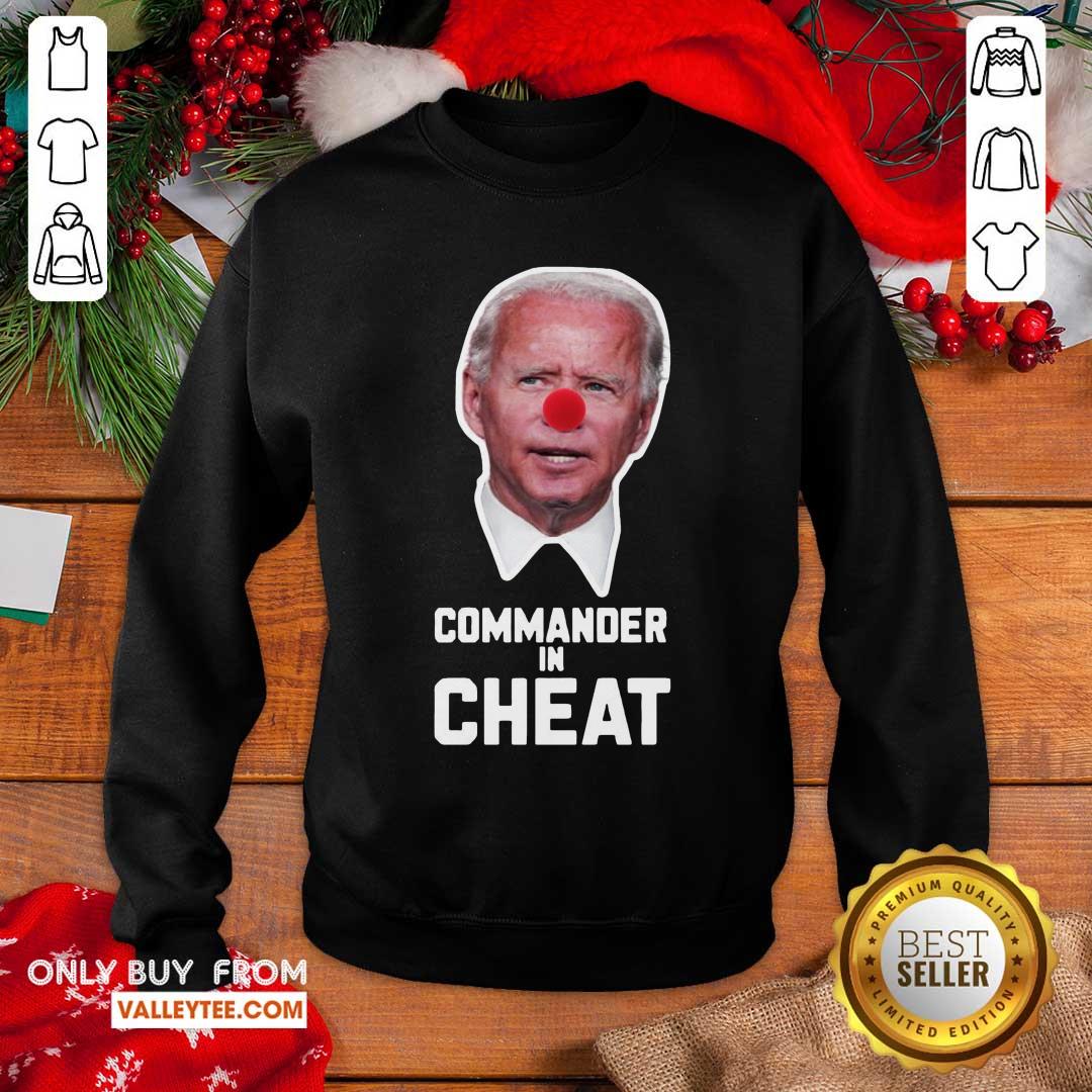High Quality Joe Biden Commander In Cheat Shirt - Image 2