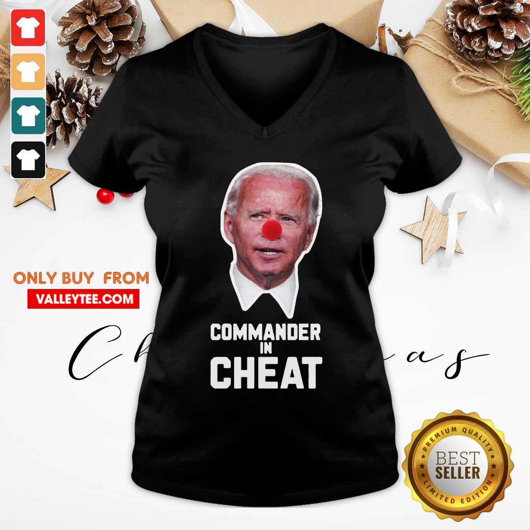 High Quality Joe Biden Commander In Cheat Shirt - Image 4