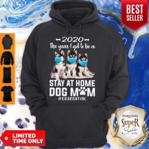 Alternative view of Official 2020 The Year I Got To Be A Stay At Home Husky Sibir Dog Mom Quarantine Shirt
