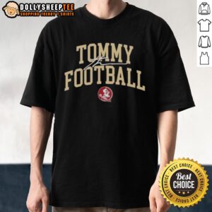 Top Tommy Castellanos Florida State Football Crimson Letter T-Shirt