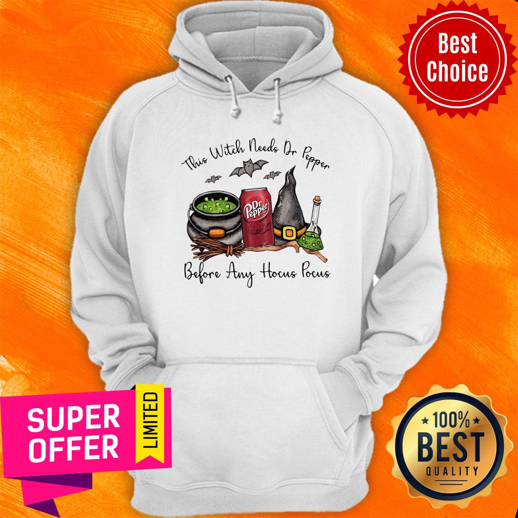 This Witch Needs Dr Pepper Before Any Hocus Pocus Halloween Shirt - Image 2