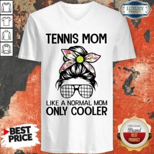 Alternative view of Bun Hair Tennis Mom Only Cooler Shirt
