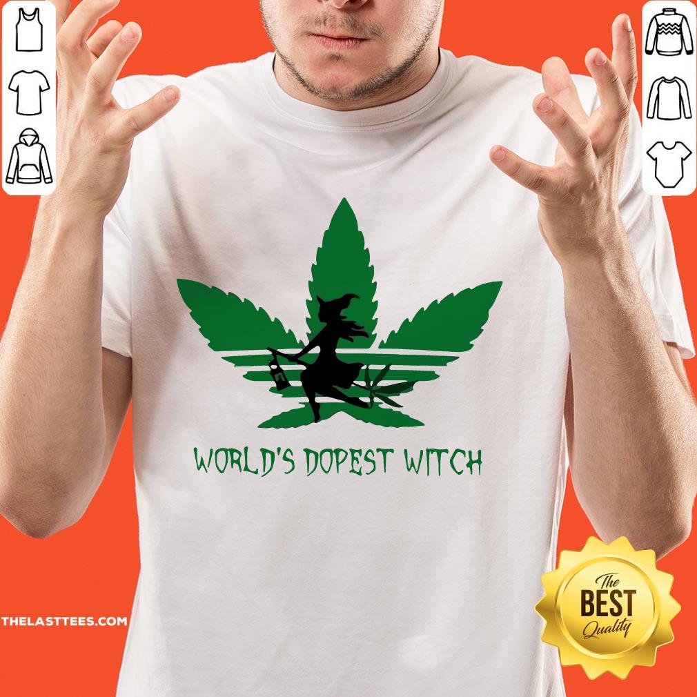 Perfect Weed World’s Dopest Witch Adidas Halloween Shirt