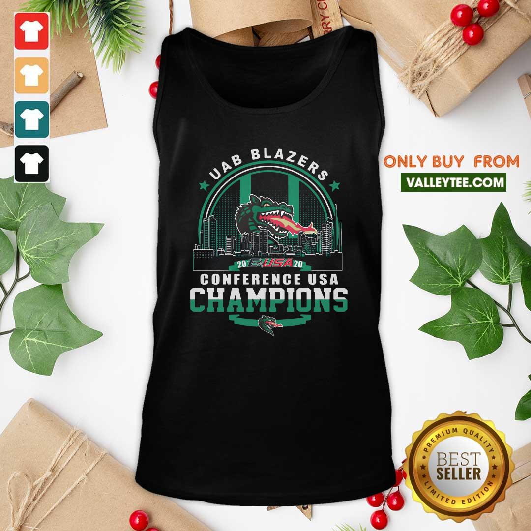 Funny Uab Blazers C USA 2020 Conference Usa Champions Shirt - Image 2