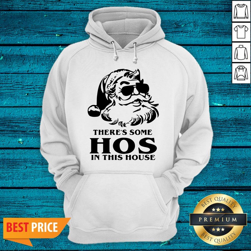 Happy Santa There's Some Hos In This House Christmas Shirt - Image 2